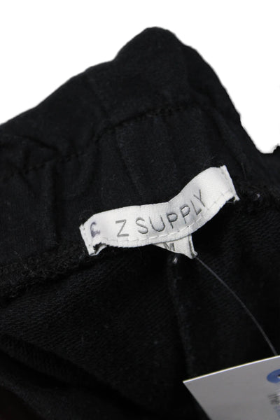 Z Supply Womens Paperbag Ankle Pants Black Size M