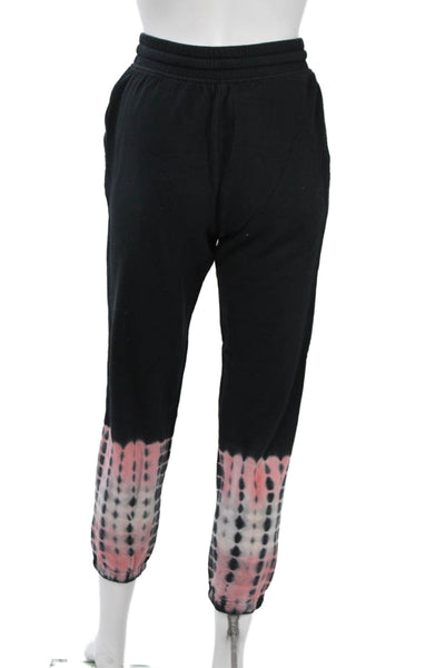 Rails Women Black Bohemian Jogger Sweatpants Cotton Blend Drawstring Size XS