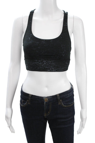 Lululemon Womens Tops Black Scoop Neck Sleeveless Nylon Solid Size 6