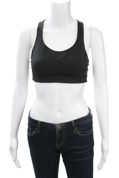 Lululemon x SoulCycle Womens Sport Bra Black Nylon Scoop Neck Size 6