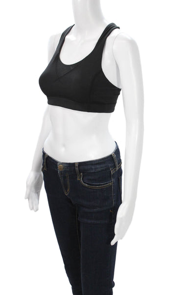 Lululemon x SoulCycle Womens Sport Bra Black Nylon Scoop Neck Size 6