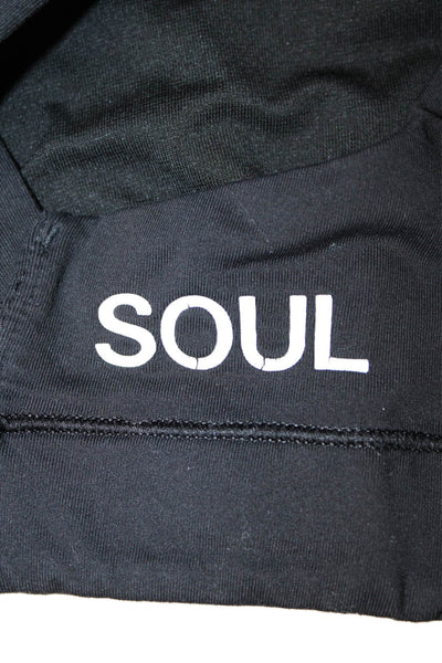 Lululemon x SoulCycle Womens Sport Bra Black Nylon Scoop Neck Size 6