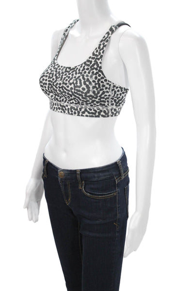 Lululemon Womens Sport Bra Black Nylon Sleeveless Size 6