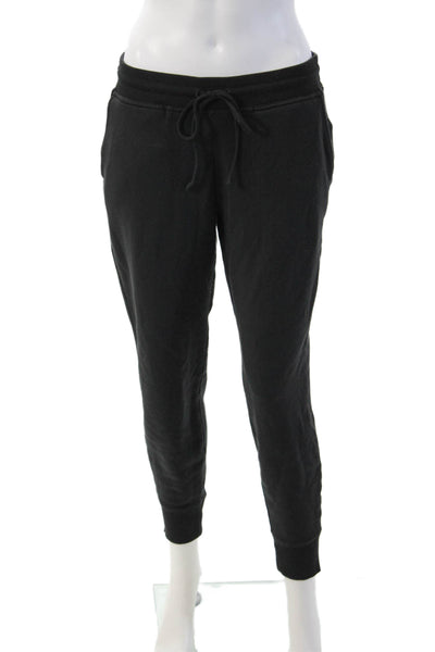 Vineyard Vines Womens Jogger Sweatpants Black Drawstring Designer Size S