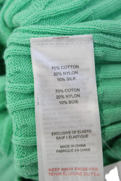 WISPR Women Pullover Sweater Green Crew Neck Long Sleeve Size S