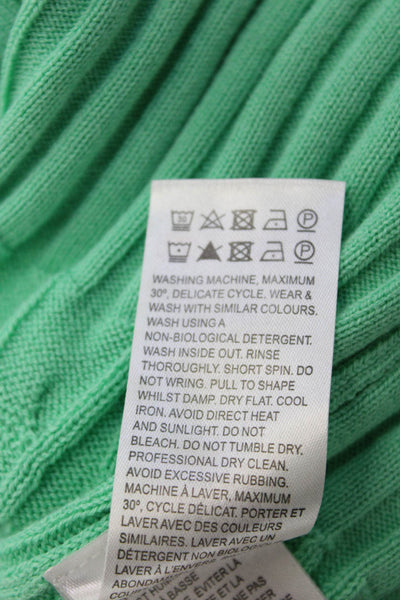 WISPR Women Pullover Sweater Green Crew Neck Long Sleeve Size S