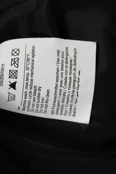 Gerry Weber Women Windbreaker Jacket Black Collared Zip Long Sleeve Size 18