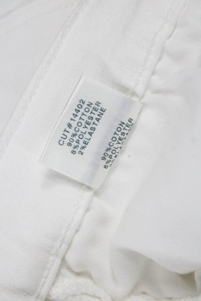 J Brand Women Skinny Ankle White Jeans Mid Rise 25in Size 29