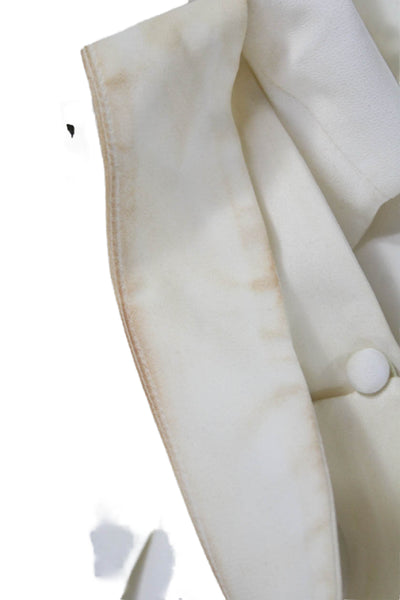 Alice + Olivia Women White Sleeveless Bodycon Mini Dress Size 2