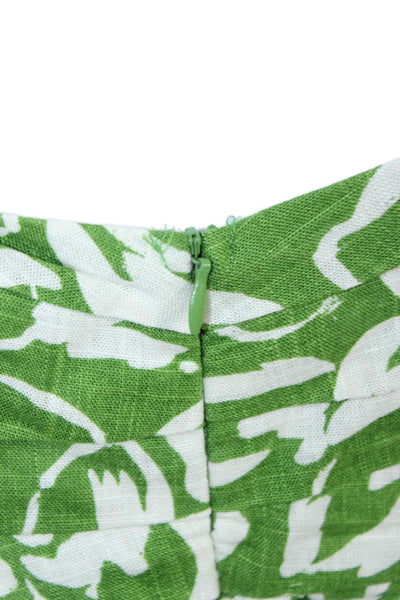Zara Women Maxi Sundress Green V-Neck Sleeveless Size S