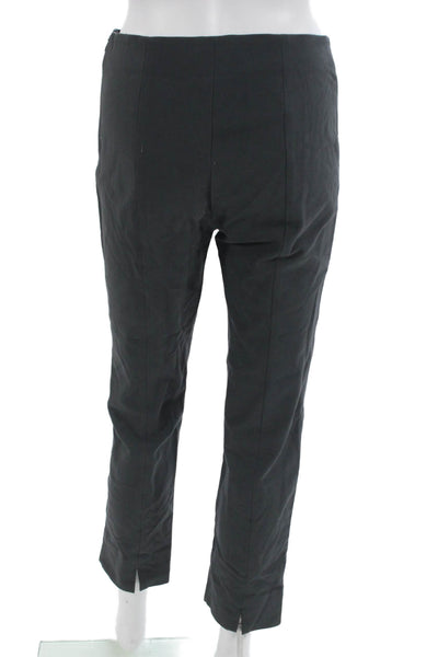 Vince Womens Ankle Cropped Pants Dark Gray Petite Size 4