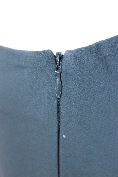 Vince Womens Ankle Cropped Pants Dark Gray Petite Size 4