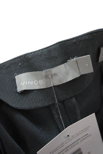Vince Womens Ankle Cropped Pants Dark Gray Petite Size 4
