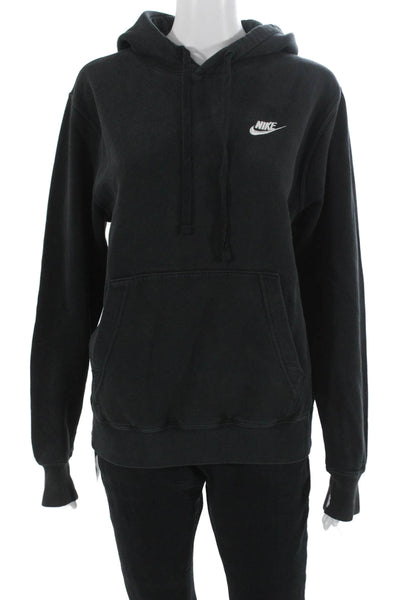 Nike Womens Pullover Hoodie Black Long Sleeve Size S