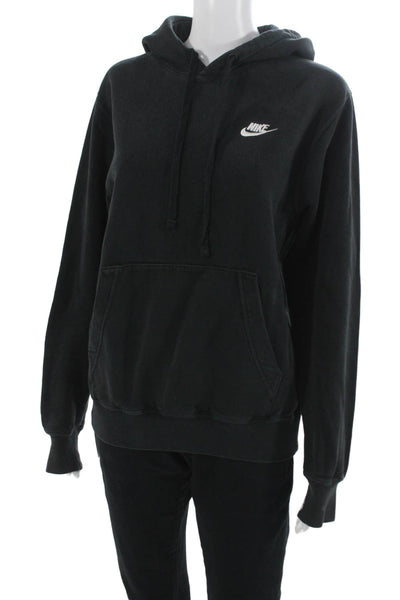 Nike Womens Pullover Hoodie Black Long Sleeve Size S