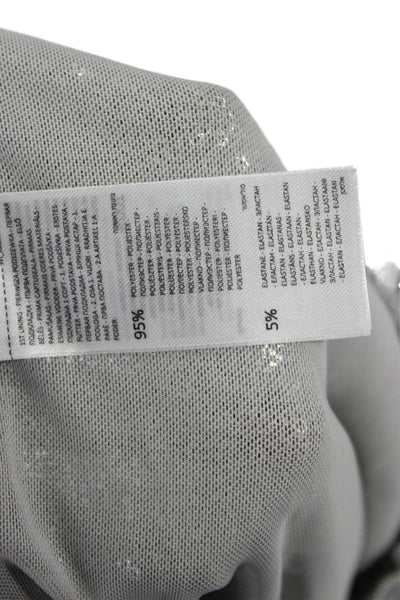 Reserved Womens Gray 80s Fall Pants 95% Polyester 5% Elastane Size M