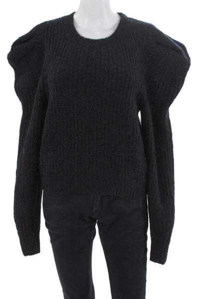 Philosophy Di Lorenzo Serafini Women Pullover Sweater Black Crewneck Size 6