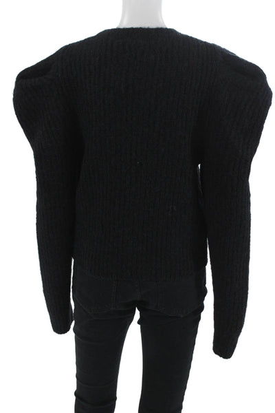 Philosophy Di Lorenzo Serafini Women Pullover Sweater Black Crewneck Size 6