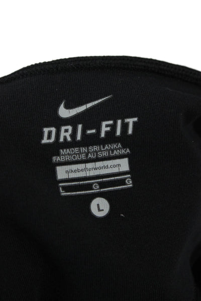 Nike Women Capri Leggings Black College Size L