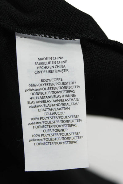 RLX Ralph Lauren Women Basic Black Sleeveless Collared Polo Size L
