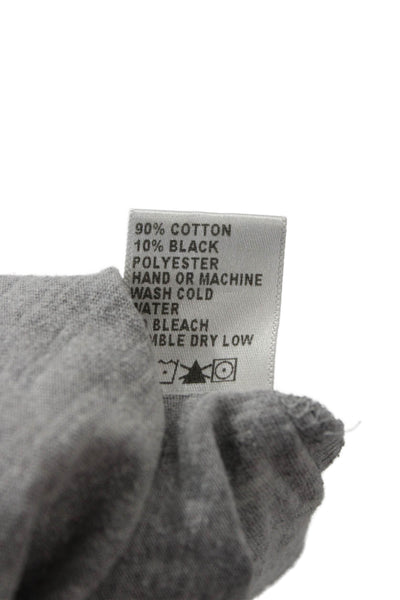 Standard James Perse Women Gray Long Sleeve Basic T-Shirt Crew Neck Size 3