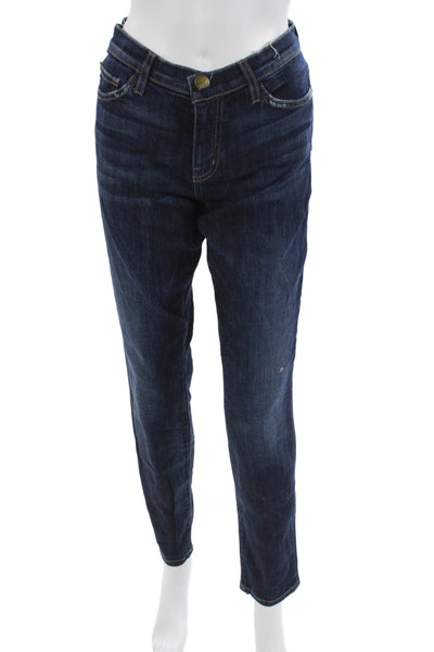 Current/Elliott Women Dark Blue High Rise Ankle Skinny Jeans Size 30