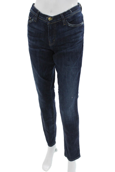 Current/Elliott Women Dark Blue High Rise Ankle Skinny Jeans Size 30