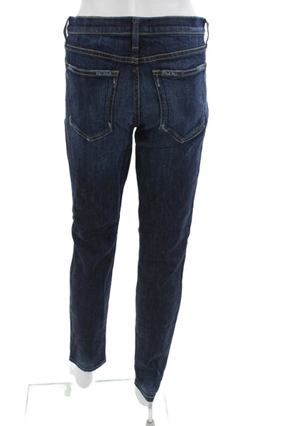 Current/Elliott Women Dark Blue High Rise Ankle Skinny Jeans Size 30