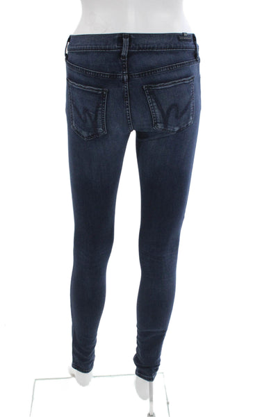 Citizens of Humanity Women Skinny Jeggings Dark Blue Size 28