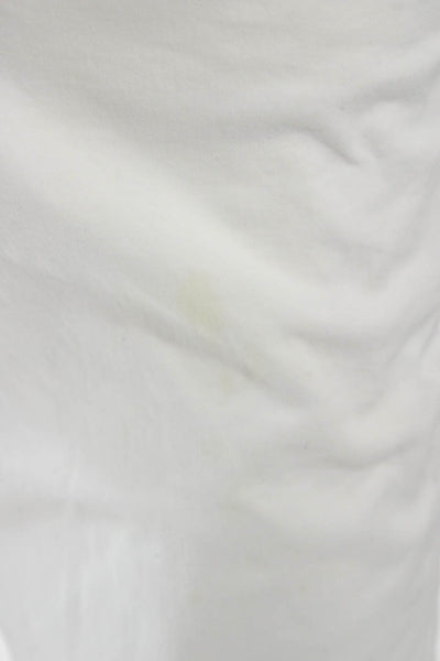 AG Adriano Goldschmied Womens Cropped White Pants High Rise Size 30