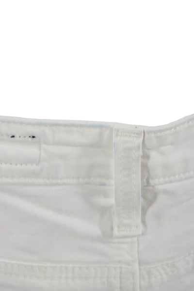 AG Adriano Goldschmied Women Skinny Straight White High Rise Jeans Size 29