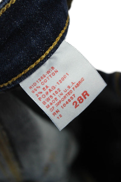 AG Adriano Goldschmied Womens Dark Blue Skinny Jeans High Rise Size 28