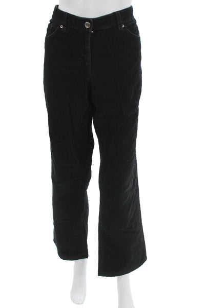 Saks Fifth Avenue Womens Black High Rise Jeans 97% Cotton Stretch Size 12