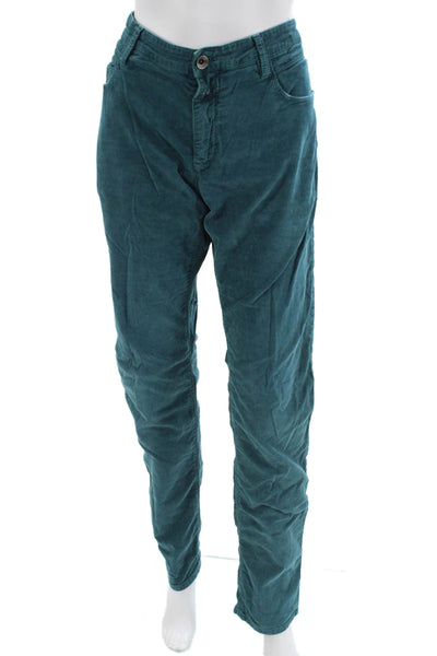 Closed Womens Chino Pants Green High Rise 34 Inseam Size 33