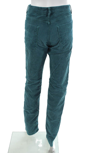 Closed Womens Chino Pants Green High Rise 34 Inseam Size 33