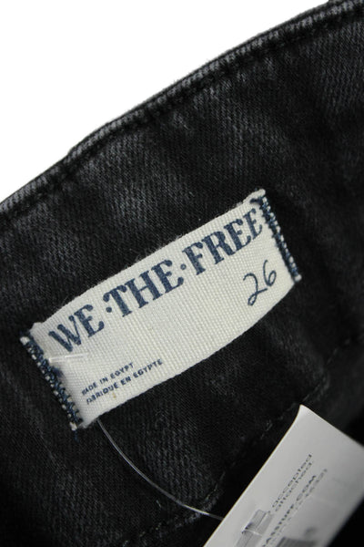 We The Free Women Dark Gray Bootcut Flared Jeans Size 26