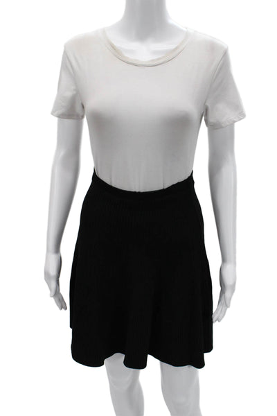 Kerisma Womens A-Line Skater Skirt Black Size L