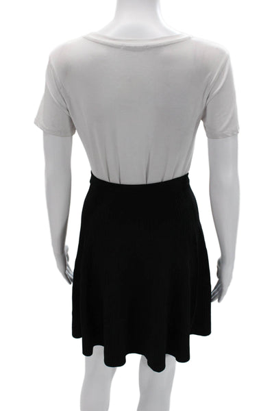 Kerisma Womens A-Line Skater Skirt Black Size L