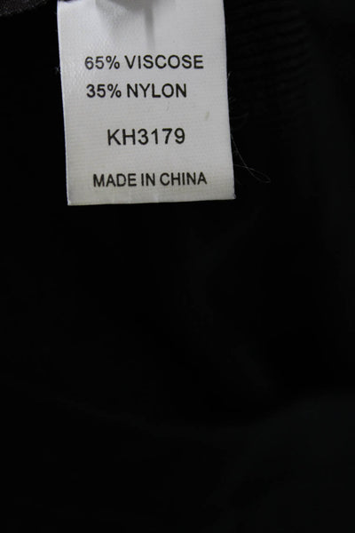 Kerisma Womens A-Line Skater Skirt Black Size L