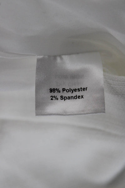 Sylc Women Dress Pants White Size S