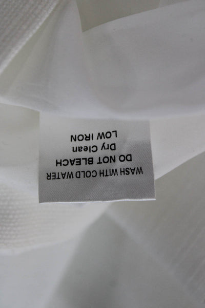 Sylc Women Dress Pants White Size S