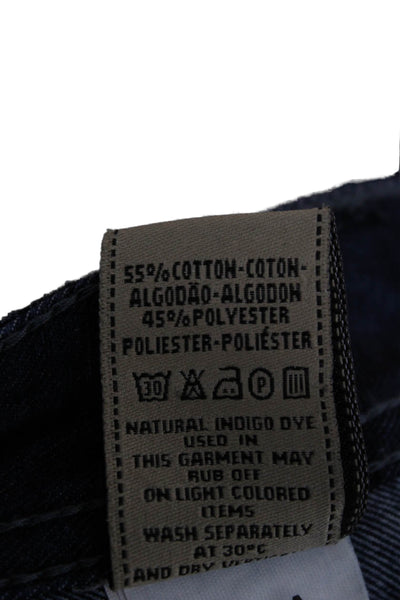 DL1961 Womens Ankle Skinny Jeans Dark Blue Low Rise Size 27