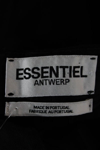 Essentiel Antwerp Womens Ankle Dress Pants Black Size 38