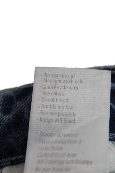 Paige Womens Straight Ankle Jeans Blue Size 26