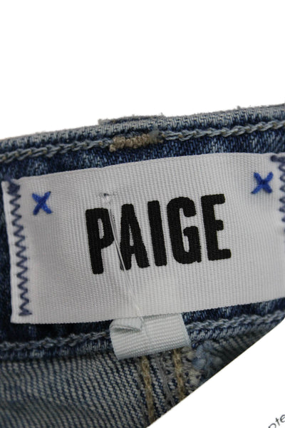 Paige Womens Straight Ankle Jeans Blue Size 26