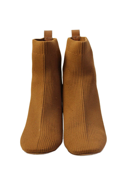 Everlane Womens Stretch Square Toe Ankle Boots Brown Size 9.5