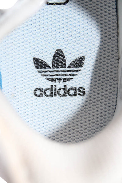 Adidas Womens Woven Stretch Lace Up Athletic Sneakers Gray Size 4