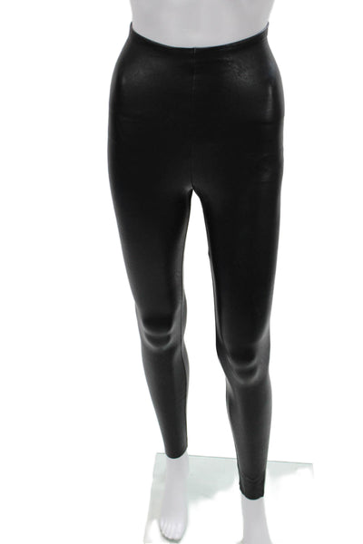 Commando Womens Biker Ankle Jeggings Black Size XS