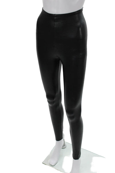 Commando Womens Biker Ankle Jeggings Black Size XS
