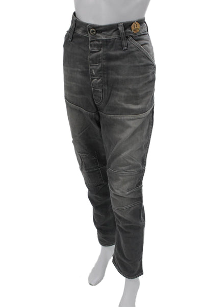 G Star Raw Mens Cargo Carpenter Pants Gray 100% Cotton High Rise Size 31